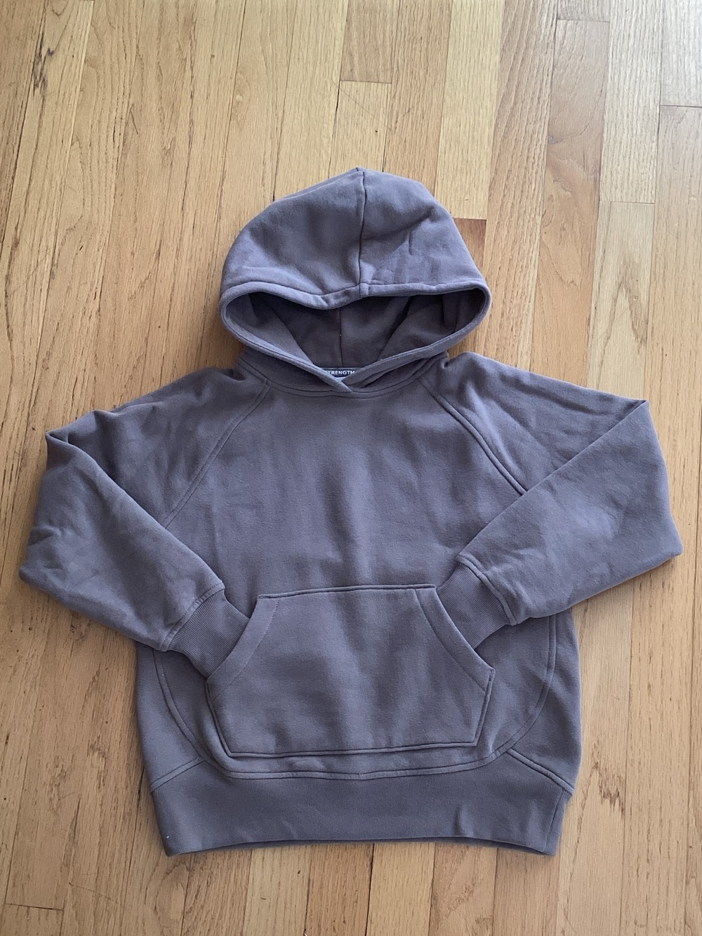 Athleta Kids Hoodie Sweatshirt in Taupe